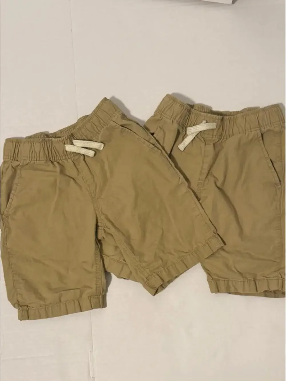 The Children's Place Boys Khaki Pull-On Shorts Bundle Size 7